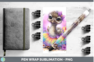 Emu Pen Wrap Farm Rainbow Summer Sublimation Pen Designs
