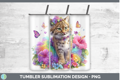 Andean Mountain Cat Tumbler Wild Cats Rainbow Summer Sublima
