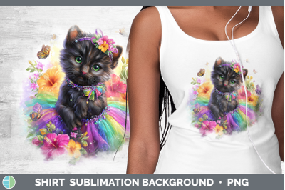 Black Panther Shirt Wild Cats Rainbow Summer Sublimation Bac