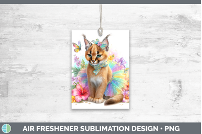 Caracal Air Freshener Wild Cats Rainbow Summer Sublimation C