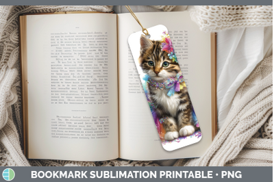 European Wildcat Bookmark Wild Cats Rainbow Summer Sublimati