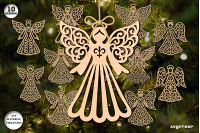 Christmas Angels Ornament Bundle