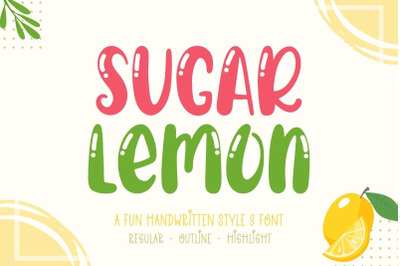 Sugar Lemon Font