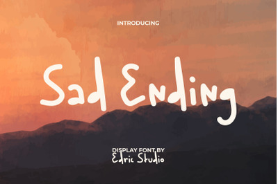Sad Ending Font