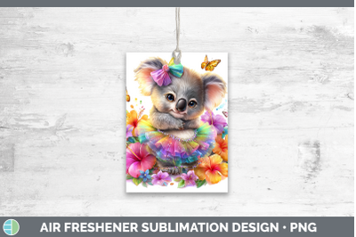 Koala Air Freshener Safari Rainbow Summer Sublimation Car Sc
