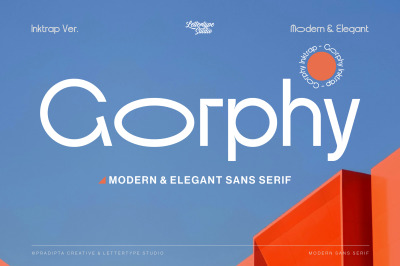 Gorphy Inktrap Modern &amp; Elegant Sans Serif