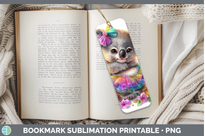 Koala Bookmark Safari Rainbow Summer Sublimation Printable D