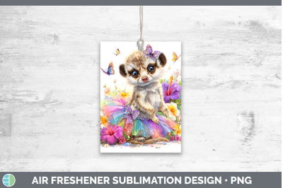 Meerkat Air Freshener Safari Rainbow Summer Sublimation Car