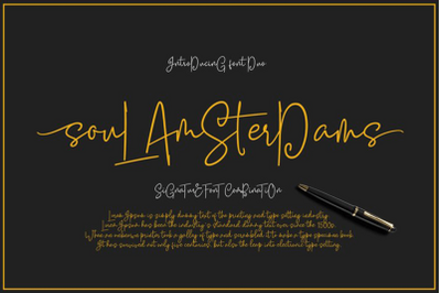 Soul Amsterdams Font Duo