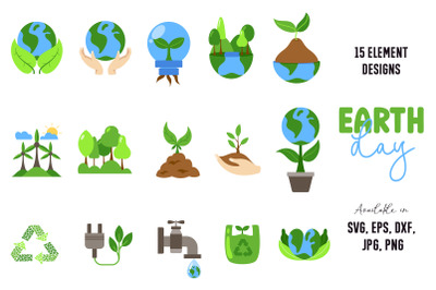 Earth Day Bundle Elements