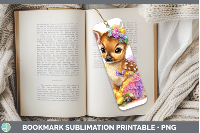 Impala Bookmark Safari Rainbow Summer Sublimation Printable