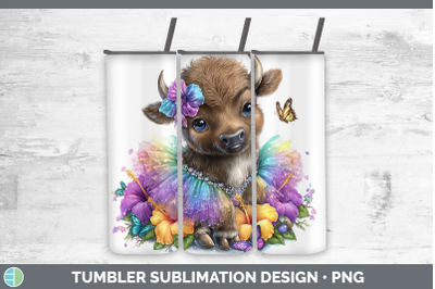 Buffalo Tumbler Safari Rainbow Summer Sublimation 20 oz Skin