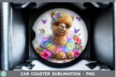 Camel Car Coaster Safari Rainbow Summer Sublimation Drink Ma