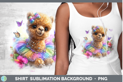 Camel Shirt Safari Rainbow Summer Sublimation Background Des