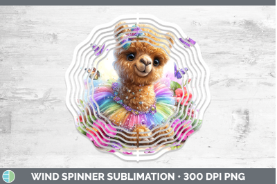 Camel Wind Spinner Safari Rainbow Summer Sublimation Spinner