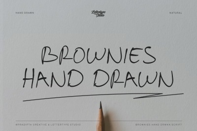 Brownies Handdrawn Script