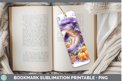Dolphin Bookmark Sea Halloween Sublimation Printable Designs