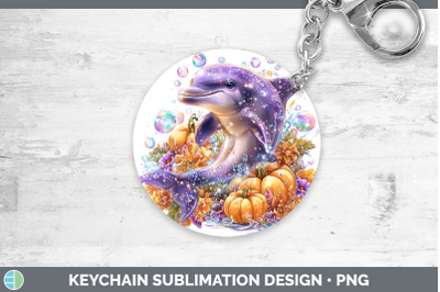 Dolphin Keychain Sea Halloween Sublimation Keyring Designs
