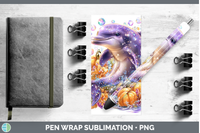 Dolphin Pen Wrap Sea Halloween Sublimation Pen Designs