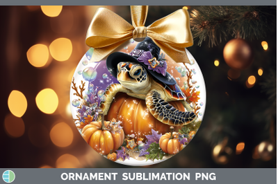 Sea turtle Ornament Sea Halloween Sublimation Bauble Designs