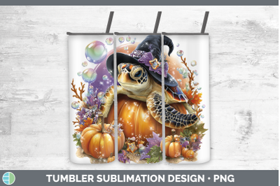 Sea turtle Tumbler Sea Halloween Sublimation 20 oz Skinny Tu