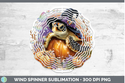 Sea turtle Wind Spinner Sea Halloween Sublimation Spinner De