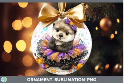 Sea Otter Ornament Sea Halloween Sublimation Bauble Designs