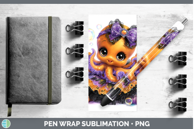 Octopus Pen Wrap Sea Halloween Sublimation Pen Designs