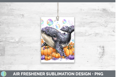 Whale Air Freshener Sea Halloween Sublimation Car Scent Desi