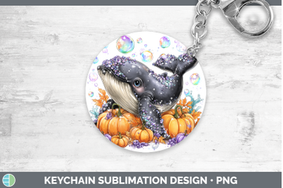 Whale Keychain Sea Halloween Sublimation Keyring Designs