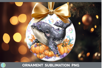 Whale Ornament Sea Halloween Sublimation Bauble Designs