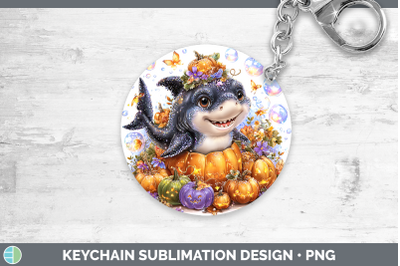 Shark Keychain Sea Halloween Sublimation Keyring Designs