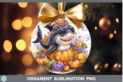 Shark Ornament Sea Halloween Sublimation Bauble Designs