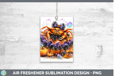 Crab Air Freshener Sea Halloween Sublimation Car Scent Desig