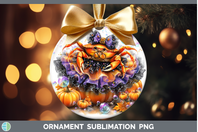 Crab Ornament Sea Halloween Sublimation Bauble Designs