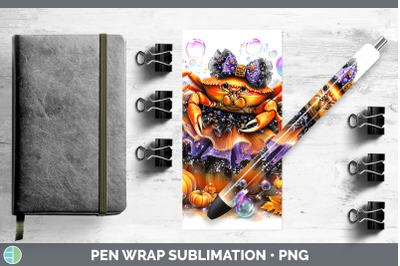 Crab Pen Wrap Sea Halloween Sublimation Pen Designs