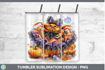 Crab Tumbler Sea Halloween Sublimation 20 oz Skinny Tumbler