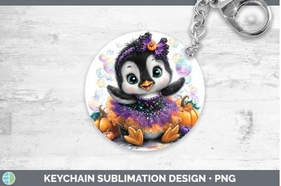 Penguin Keychain Sea Halloween Sublimation Keyring Designs