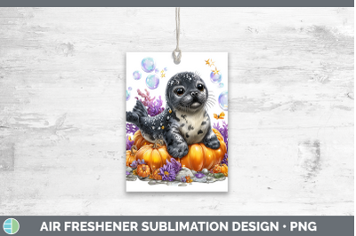 Seal Air Freshener Sea Halloween Sublimation Car Scent Desig