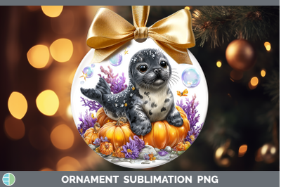 Seal Ornament Sea Halloween Sublimation Bauble Designs