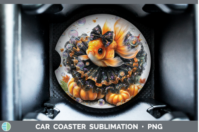 Fish Car Coaster Sea Halloween Sublimation Drink Mat Designs