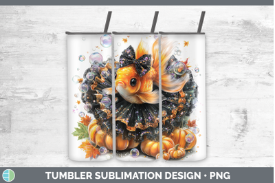 Fish Tumbler Sea Halloween Sublimation 20 oz Skinny Tumbler
