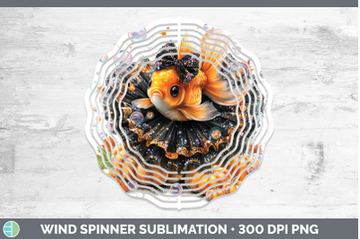 Fish Wind Spinner Sea Halloween Sublimation Spinner Designs