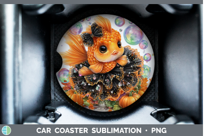 Tropical Fish Car Coaster Sea Halloween Sublimation Drink Ma