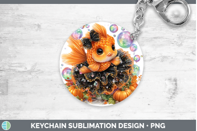 Tropical Fish Keychain Sea Halloween Sublimation Keyring Des