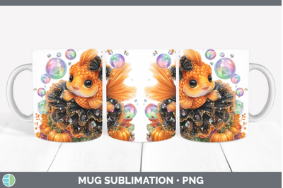 Tropical Fish Mug Wrap Sea Halloween Sublimation Coffee Cup