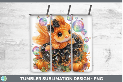 Tropical Fish Tumbler Sea Halloween Sublimation 20 oz Skinny