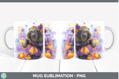 Walrus Mug Wrap Sea Halloween Sublimation Coffee Cup Designs
