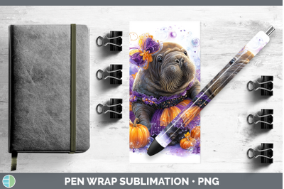 Walrus Pen Wrap Sea Halloween Sublimation Pen Designs