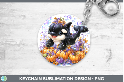 Orca Keychain Sea Halloween Sublimation Keyring Designs